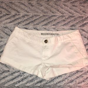 Mossimo Supply Co. White Denim Shorts